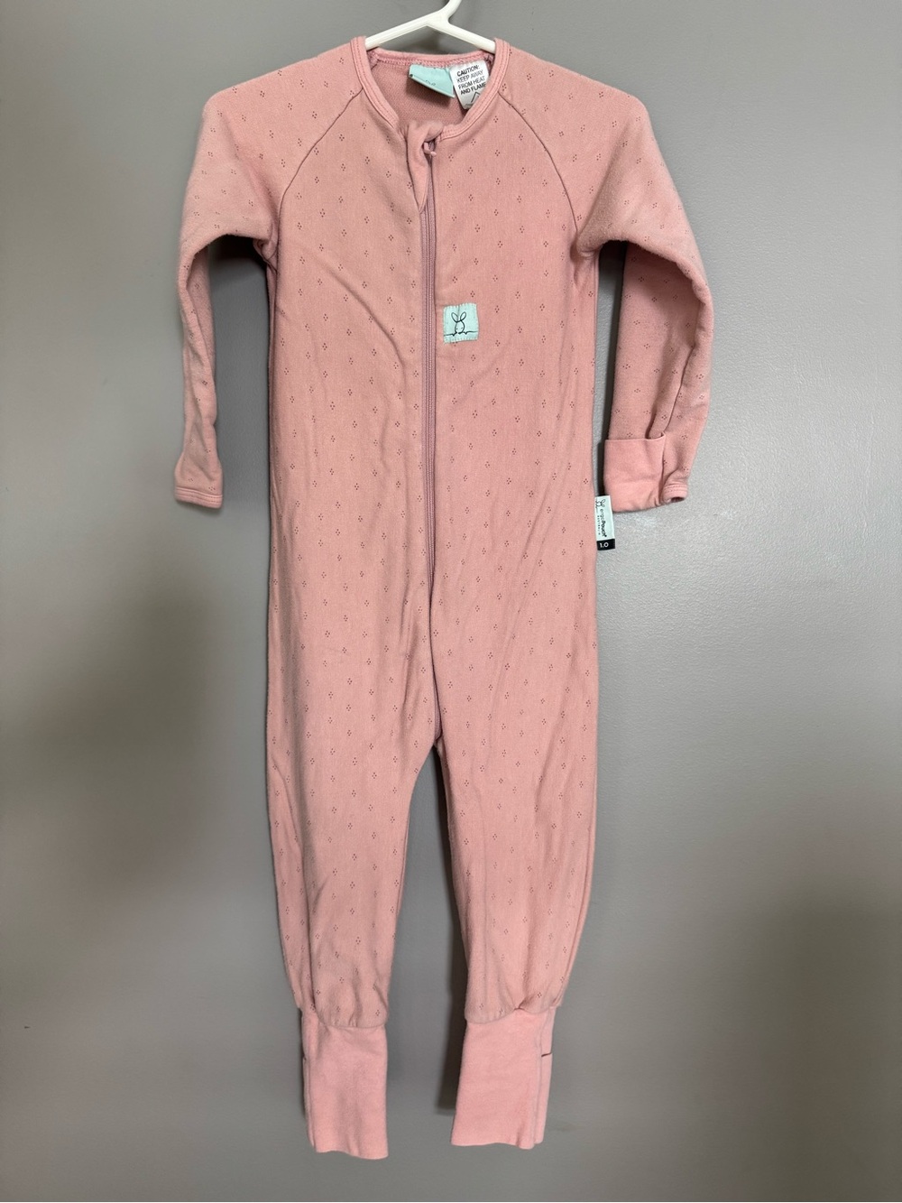 Ergopouch Pink Romper 1.0 TOG Pajama - Size 1